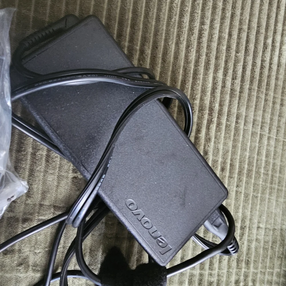 Lenovo Black Laptop Docking Station with Accessories
